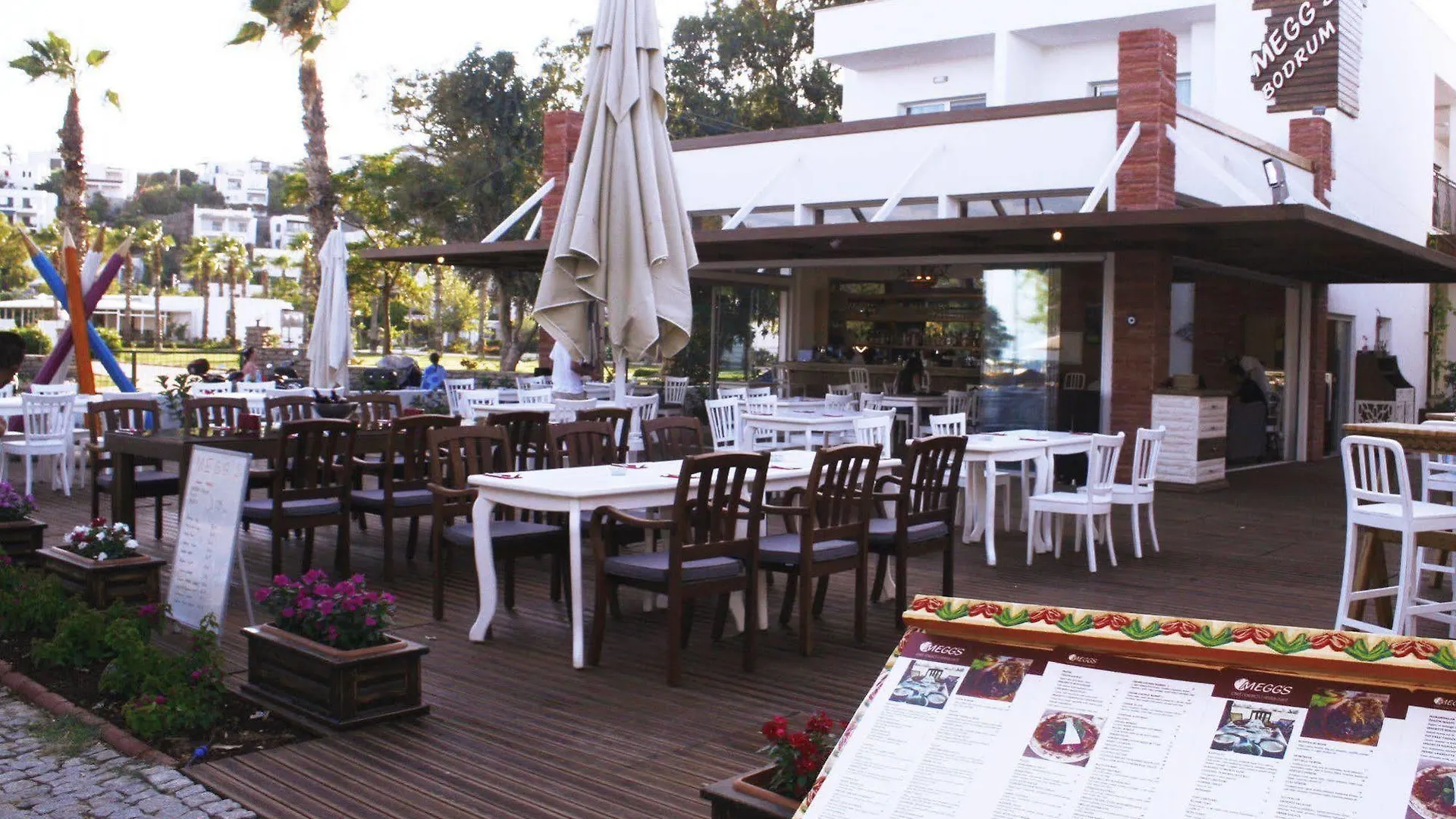 Meggs Bodrum Beach Restaurant & Hotel Ortakent Turkey